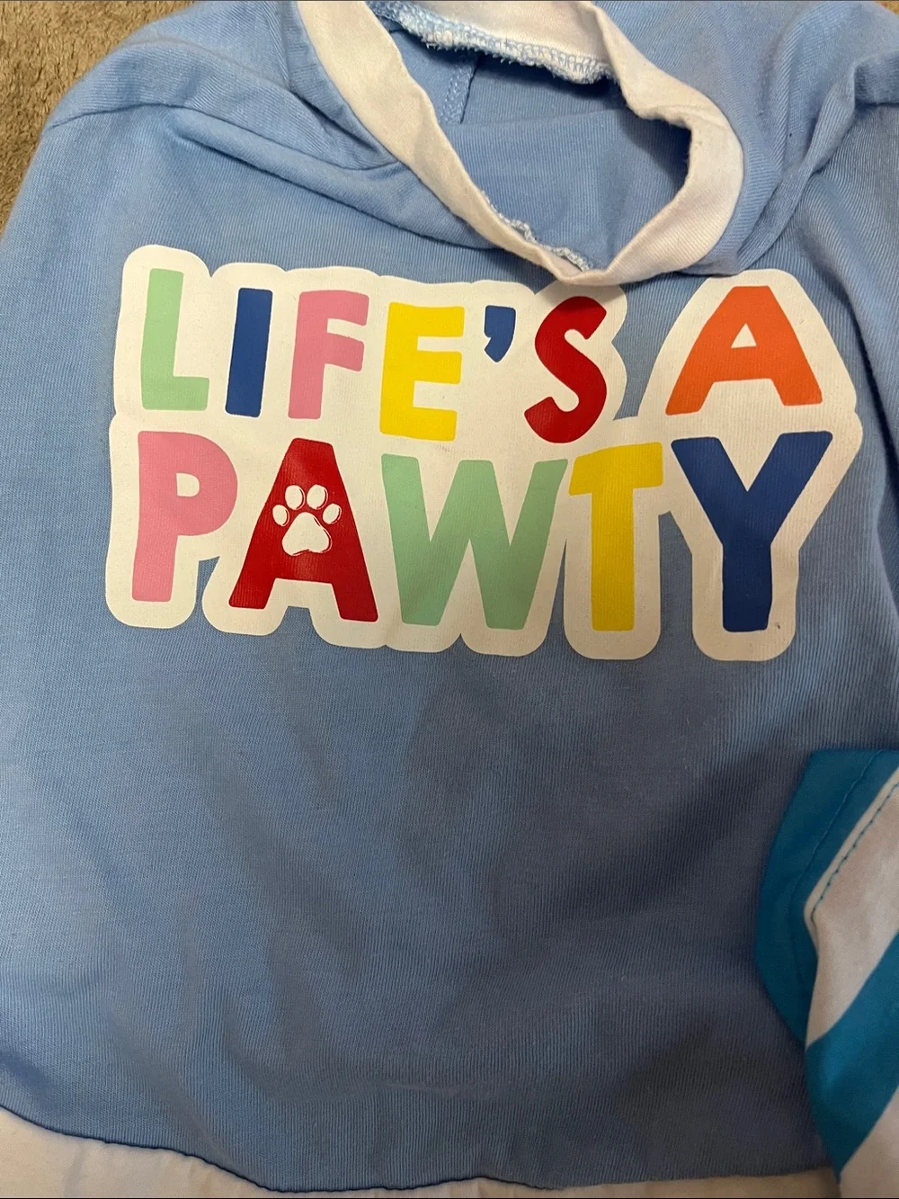Fur baby Orange & Blue Striped Short-Sleeve Tops - Pack3 shirts